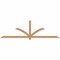 Ekena Millwork Redmond Timber Gable Bracket, Western Red Cedar, 108"W x 31 1/2"H x 1 1/2"D x 3 1/2"F, 7/12 Pitch GBW108X31X0204RED00SWR - alternate 1